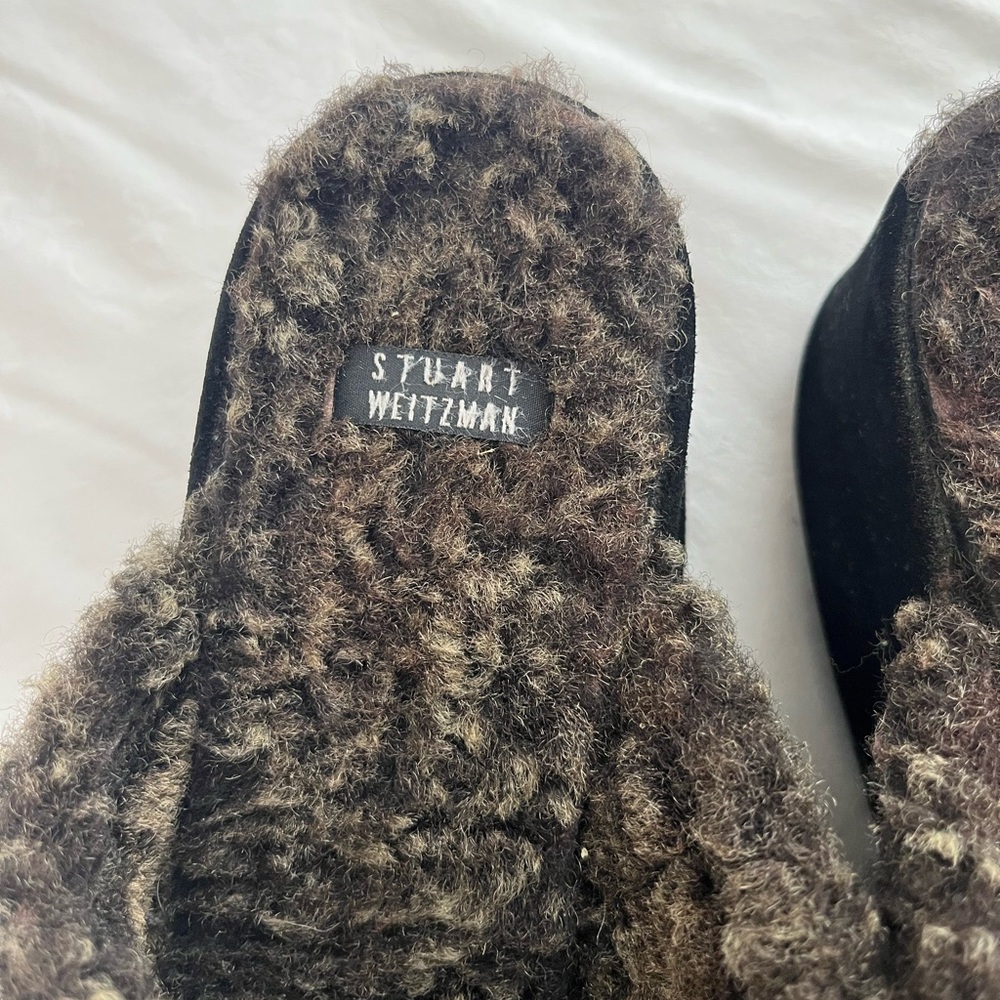Stuart Whitman shearling clogs - Picture 2 of 6